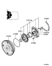 MR534367-GASKET,A/T OIL PUMP