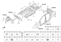 84135C2000-UNDER COVER ASSY-FLOOR FR,LH
