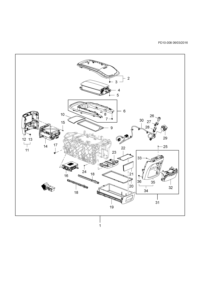 26696347-Finisher, floor console sub