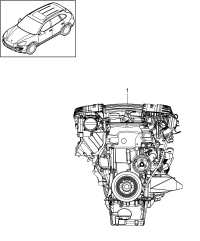 95810095501-Spare motor companion Tiptronic unassembled deprecated parts