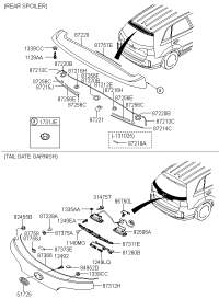 957602P601-CAMERA ASSY-BACK VIEW