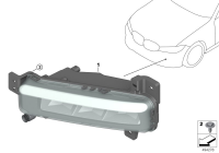 63177433787-Fog lamp LED lh