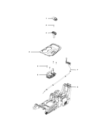 1YY69DX9AB-KNOB GEARSHIFT
