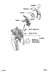 3356028040-UNIT ASSY, SHIFT LOCK CONTROL