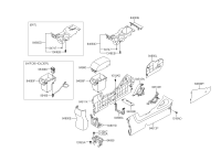 846802Z0509P-STOPPER-GLOVE BOX