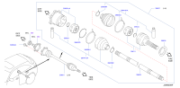 396011CC0A-SHAFT ASSY-REAR DRIVE