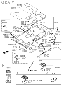 853504D000TW-HDL ASSY-ROOF ASSIST FR,LH