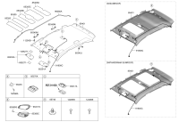 852102Z500OM-SUNVISOR ASSY,LH