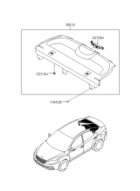 927001X000-LAMP ASSY-HMS