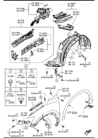 KR1152111-PANEL, FR FENDER, RH