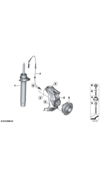 31316791551-SHOCK ABSORBER B4 FR X5/X6/E70