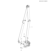 92280278-Retractor, front seat belt