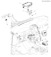 13592406-Sensor & diagnosis module-air bag