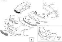 86350B5300-GRILLE ASSY-RADIATOR