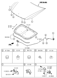 811713N001-LIFTER-HOOD RH