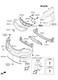 863510U000-GRILLE, RADIATOR