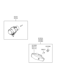 922012D500-LAMP ASY-FR FOG LH