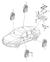 3D0959933P-Comfort/convenience control unit-centralized * * *