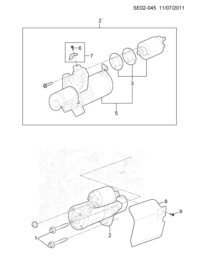 92190142-Starter, (incl. 5,7)
