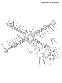 92144942-Seal, differential drive pinion