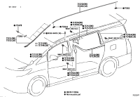 7555158030-MOULDING, ROOF DRIP SIDE FINISH, RH