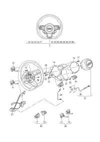 4S0419091E8UD-Multi-steering wheel