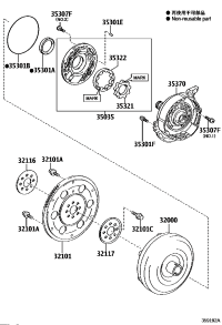 3210178010-GEAR SUB-ASSY, DRIVE PLATE & RING