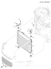 95192580-Bracket, radiator