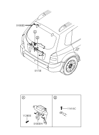 916900L010-WIRING ASSY-TAIL GATE EXTENSIO
