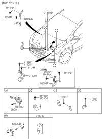 91860B5210-WIRING ASSY-T/M GROUND