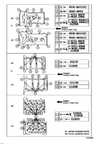 91673G0850-BOLT(FOR CAMSHAFT HOUSING TO CYLINDER HEAD),RH/LH