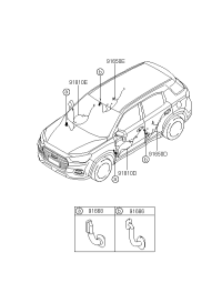 91620S6010-WIRING ASSY-RR DR LH
