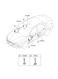 91620J1010-WIRING ASSY-RR DR LH
