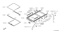 913181DA0A-Bracket-sunroof frame