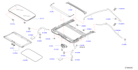 912503AW1A-SHADE ASSY-SUNROOF