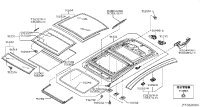 91242JN02B-Cover, guide rail, rh