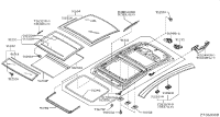 91295JN02A-MOTOR A SUNROOF