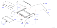 91318JN01A-Bracket-sunroof frame