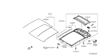 91295JE21A-MOTOR A SUNROOF