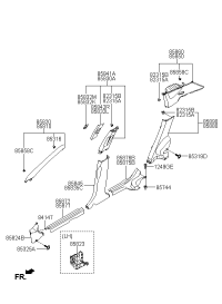 858701Z0009K-TRIM ASSY-FR DR SCUFF LH