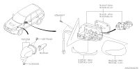 91054SC050-COVER MIRROR BODYRH