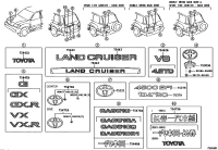 7530360070-EMBLEM SUB-ASSY, HOOD