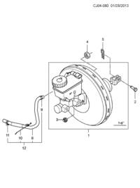 90926905-Booster, power brake (incl. 2-6,9)