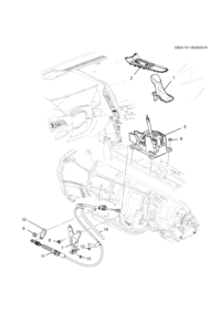 22979598-Knob assy-a/t lever