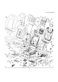26680664-Seat, front (incl 2-25, 30-57, 70-74)