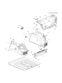9048366-Garnish assy-luggage side