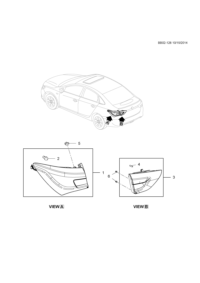 90871272-Lamp assy-rr body strut