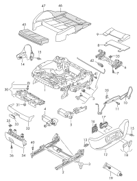 L8UD881105D-Seat tray (power adjustable) incl. Additional## picture board, position: