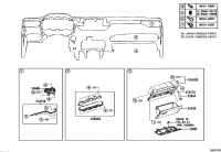 550410R040C1-DOOR SUB-ASSY, INSTRUMENT PANEL BOX, NO.1