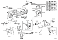 55422YL010-Panel, instrument cluster finish, center upper